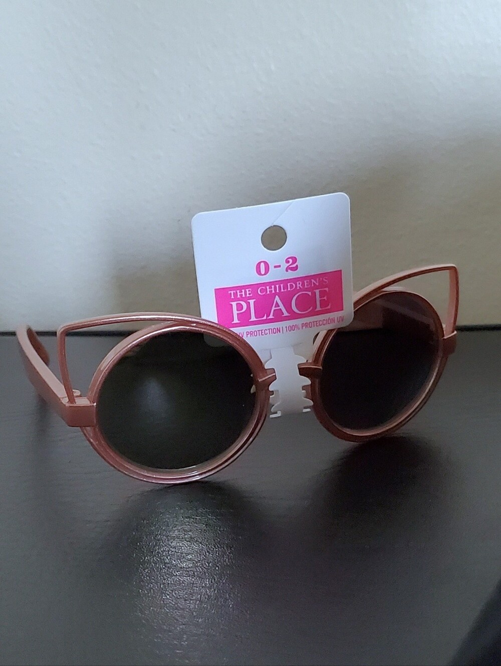 Children's Place Rose Gold Cat Eye Sunglasses With 100% UV Protection
